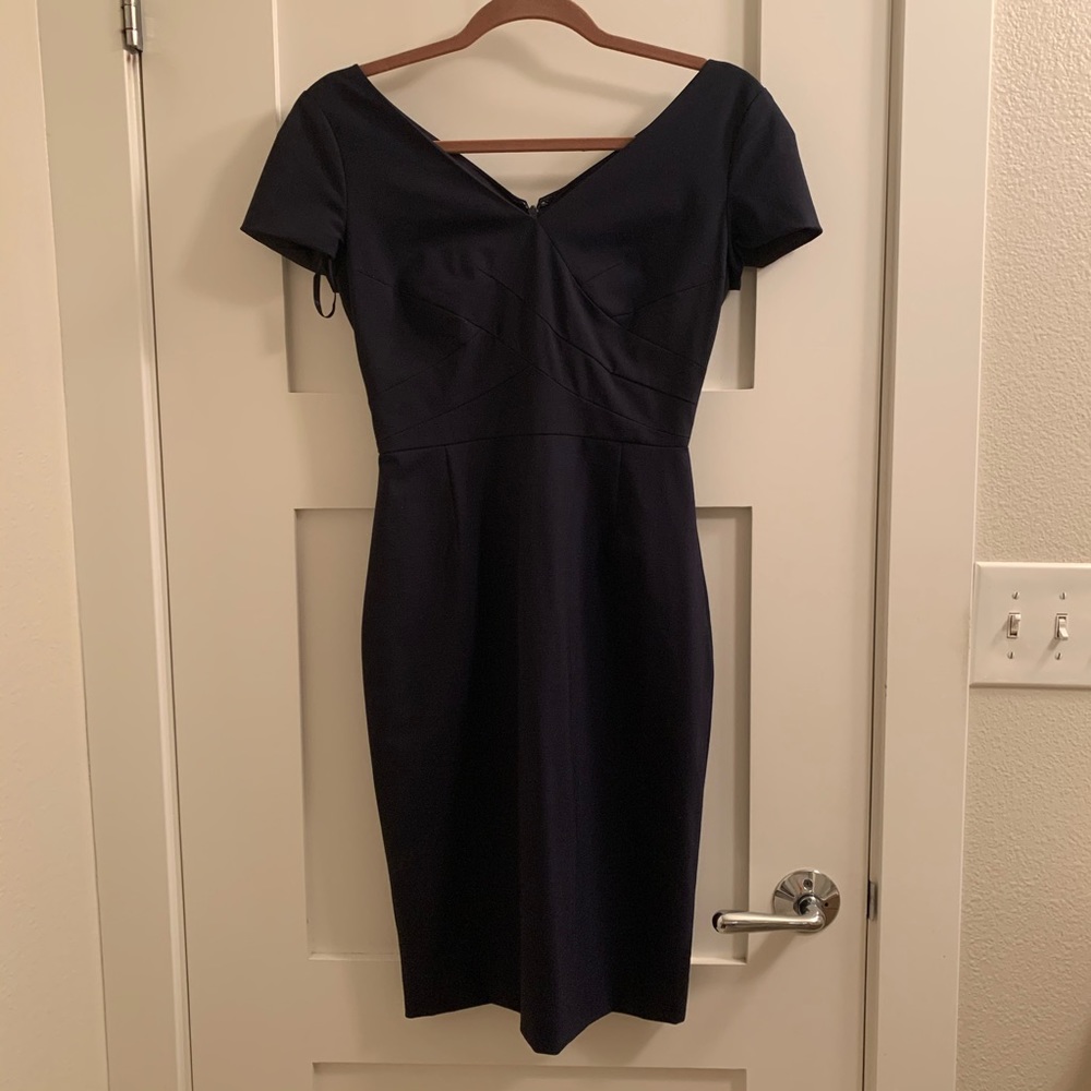 BR dark blue pencil dress